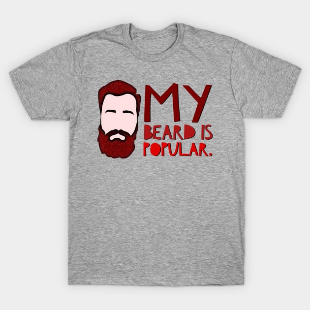 Popular Beard T-Shirt by JasonLloyd